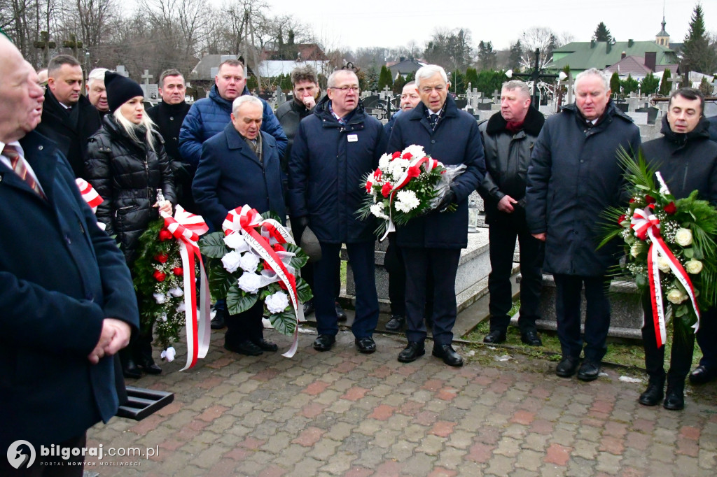 Tarnogród. Upamiętnienie górnika Krzysztofa Gizy