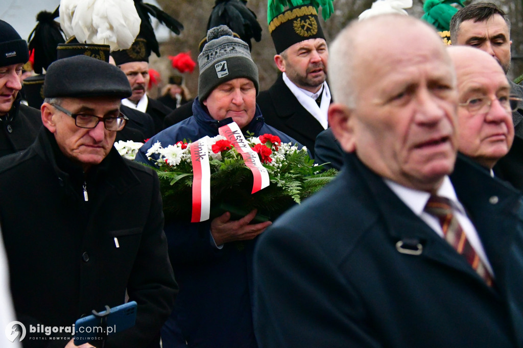 Tarnogród. Upamiętnienie górnika Krzysztofa Gizy