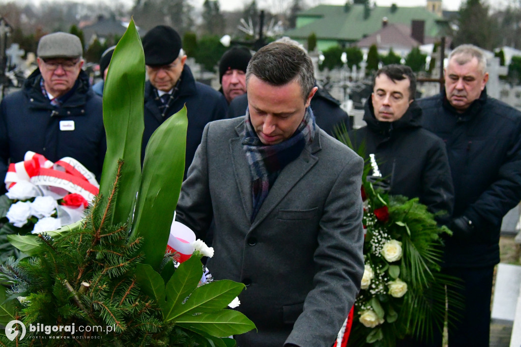 Tarnogród. Upamiętnienie górnika Krzysztofa Gizy