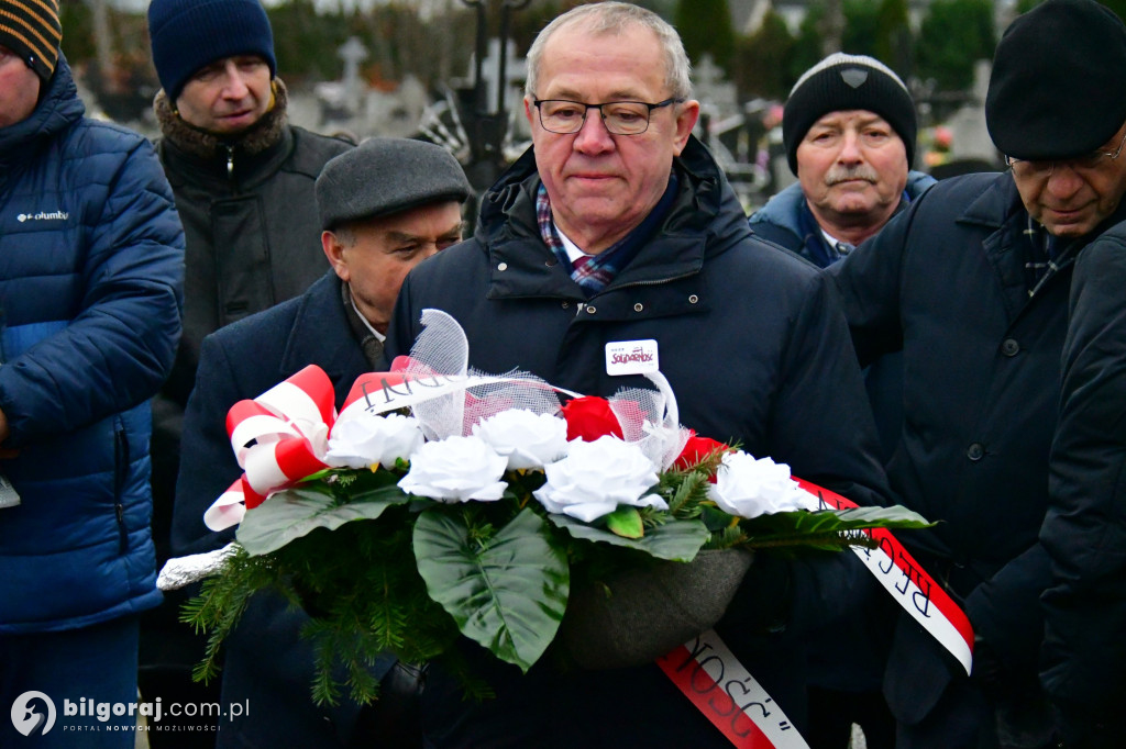 Tarnogród. Upamiętnienie górnika Krzysztofa Gizy