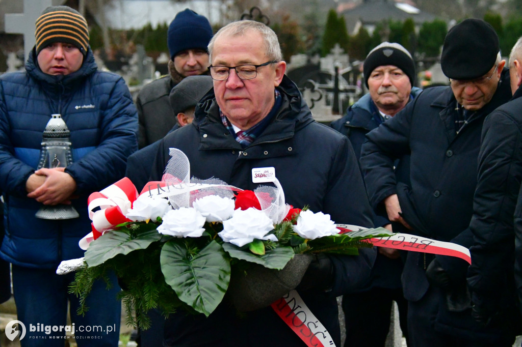 Tarnogród. Upamiętnienie górnika Krzysztofa Gizy