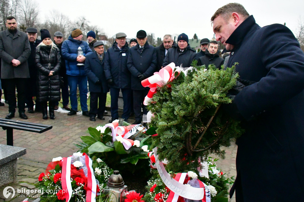Tarnogród. Upamiętnienie górnika Krzysztofa Gizy