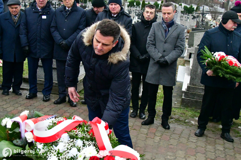 Tarnogród. Upamiętnienie górnika Krzysztofa Gizy