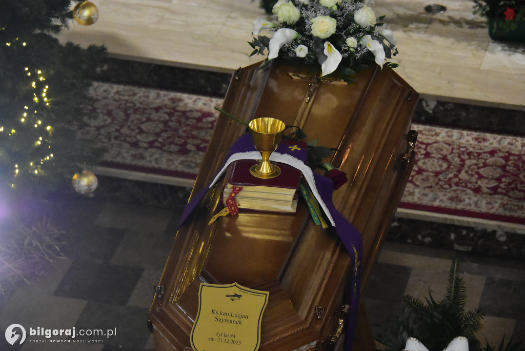 Biłgoraj. Ostatnie pożegnanie ks. Lucjana Szymanka