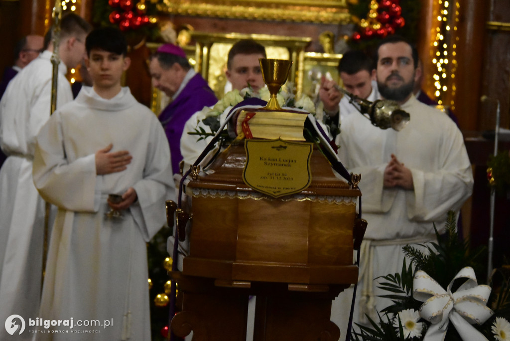 Biłgoraj. Ostatnie pożegnanie ks. Lucjana Szymanka