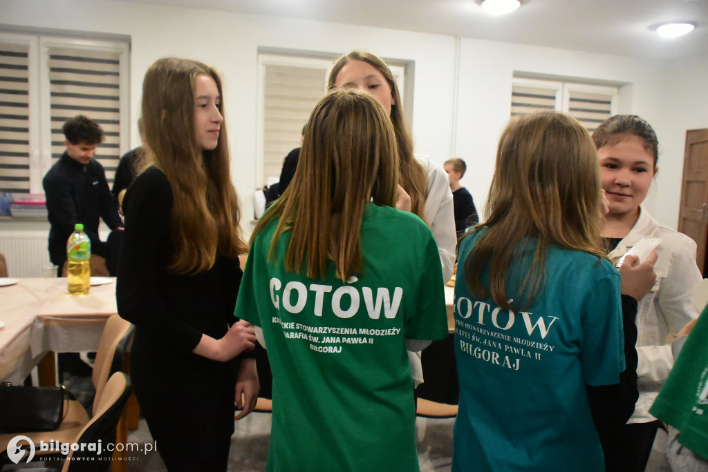 Spotkanie opłatkowe KSM okręgu Biłgoraj