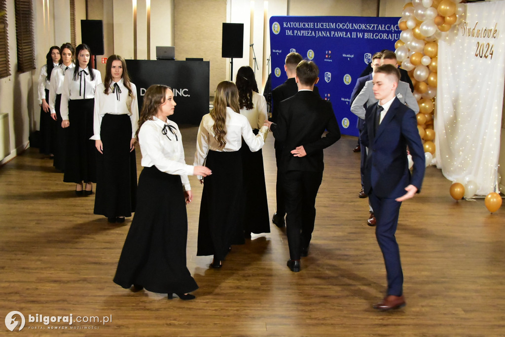 Studniówka uczniów Katolickiego Liceum w Biłgoraju