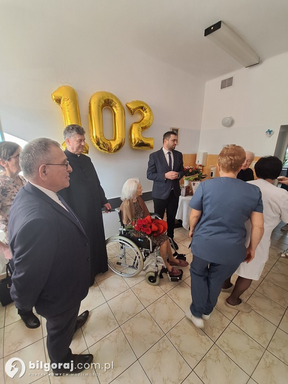 102. urodziny Pani Marianny Kida z gminy Tarnogród