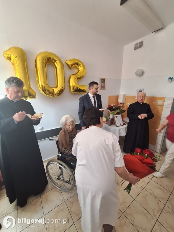 102. urodziny Pani Marianny Kida z gminy Tarnogród