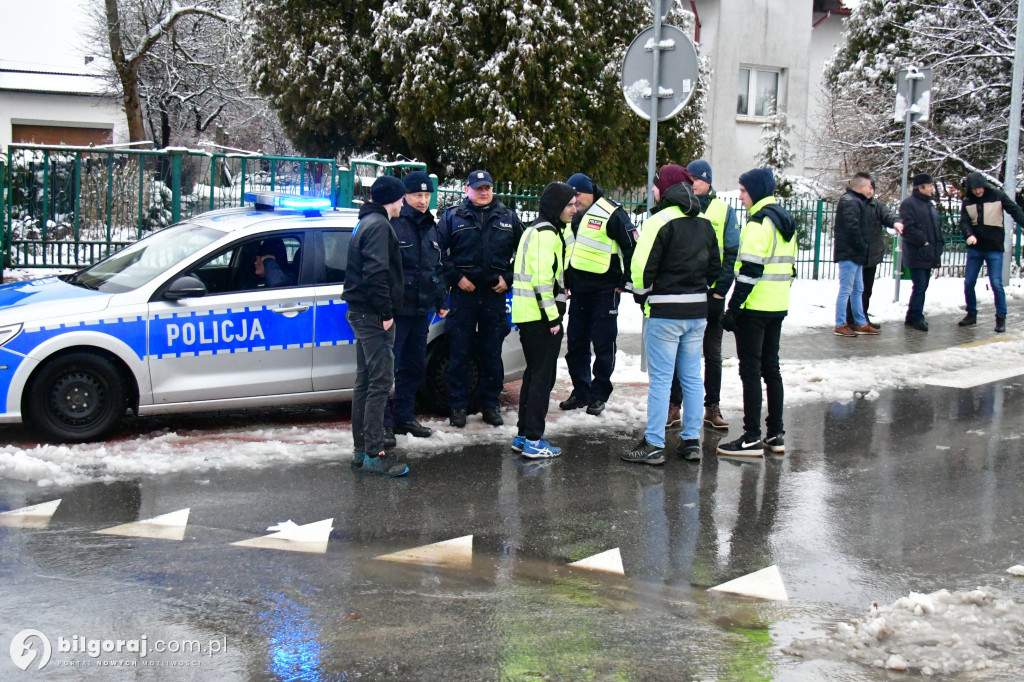 Rolnicy stracili cierpliwość. Protestowali w Tarnogrodzie i Tarnawie Małej
