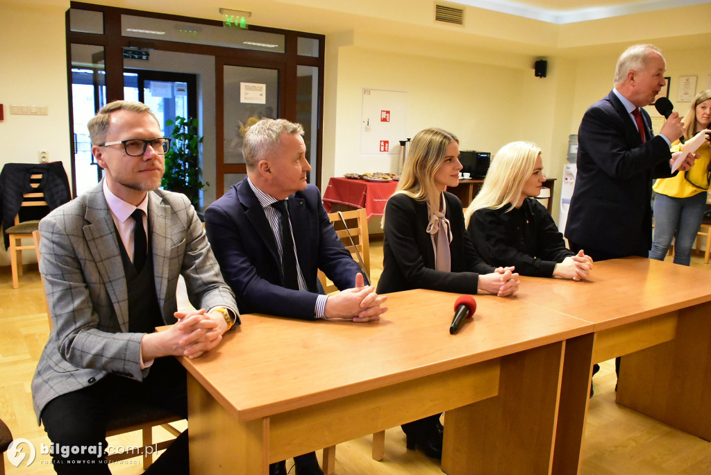 Wiceminister z wizytą w Biłgoraju. Tematem żłobki