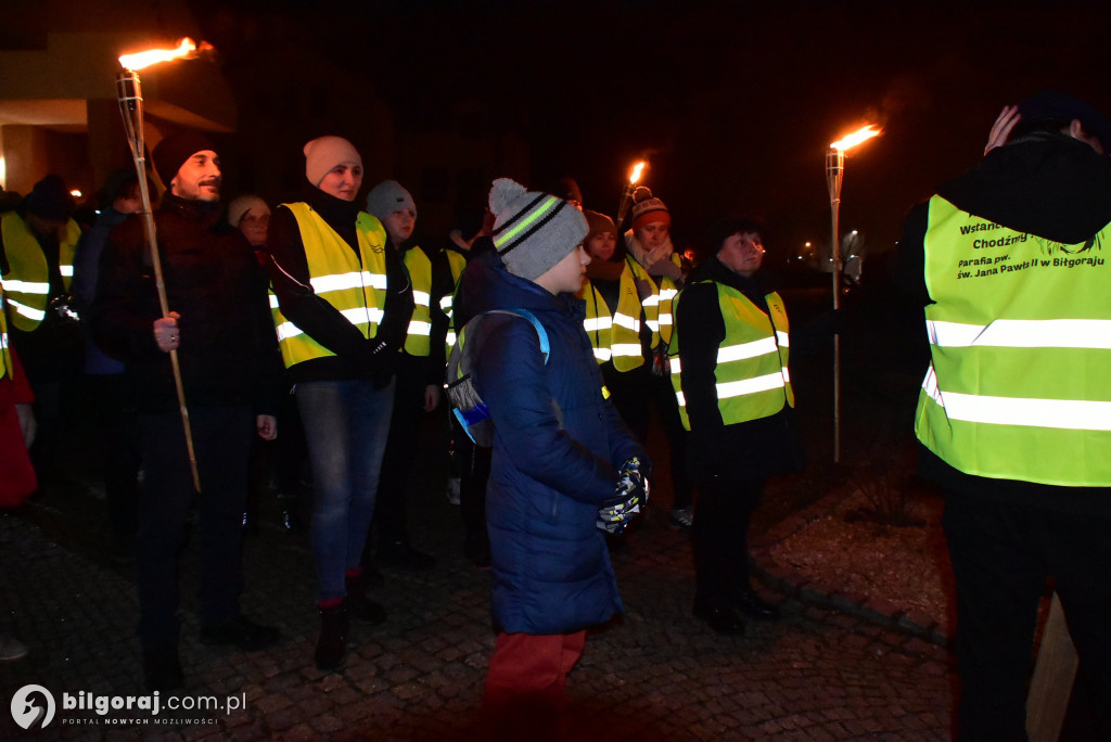 Skauci zorganizowali drogę krzyżową w okolicach Biłgoraja
