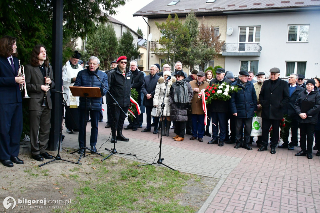 Odsłonięcie pomnika przy dawnym niemieckim więzieniu