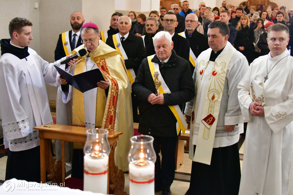 Wprowadzenie relikwii rodziny Ulmów do sanktuarium św. Marii Magdaleny