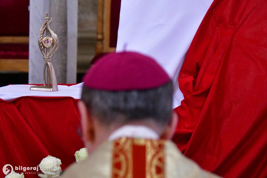 Wprowadzenie relikwii rodziny Ulmów do sanktuarium św. Marii Magdaleny