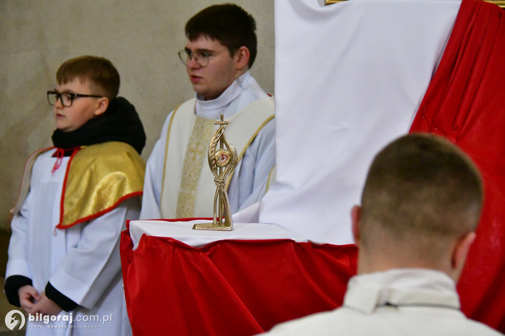 Wprowadzenie relikwii rodziny Ulmów do sanktuarium św. Marii Magdaleny