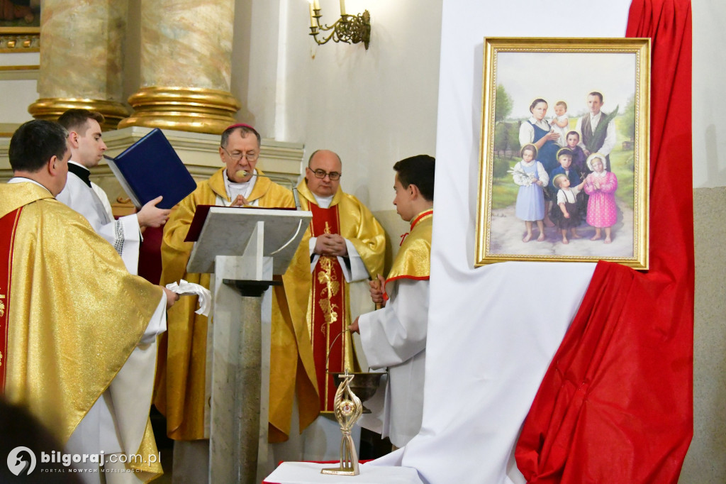 Wprowadzenie relikwii rodziny Ulmów do sanktuarium św. Marii Magdaleny