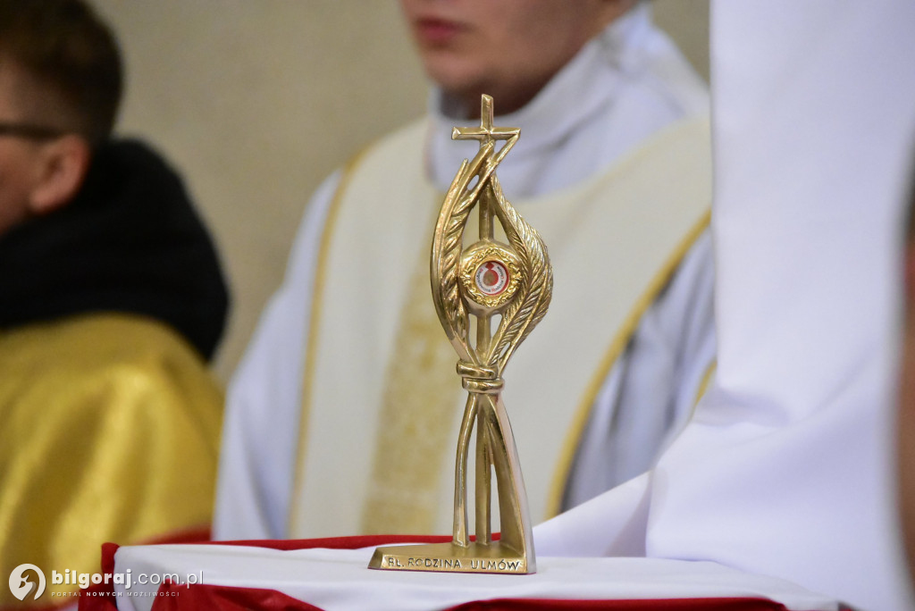 Wprowadzenie relikwii rodziny Ulmów do sanktuarium św. Marii Magdaleny