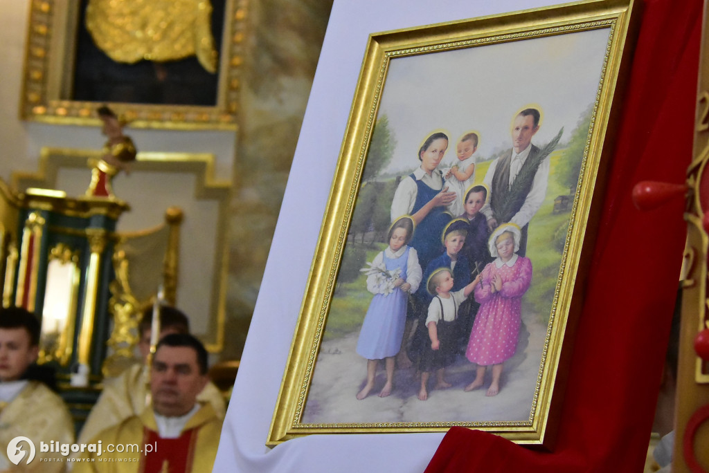 Wprowadzenie relikwii rodziny Ulmów do sanktuarium św. Marii Magdaleny