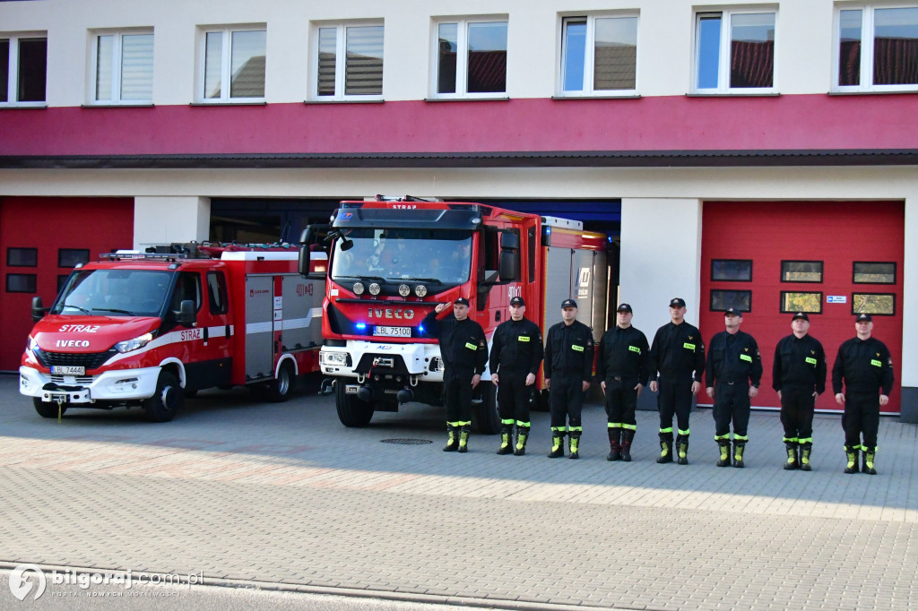 Strażacy z Biłgoraja uczcili pamięć druha Marcina Raczyka