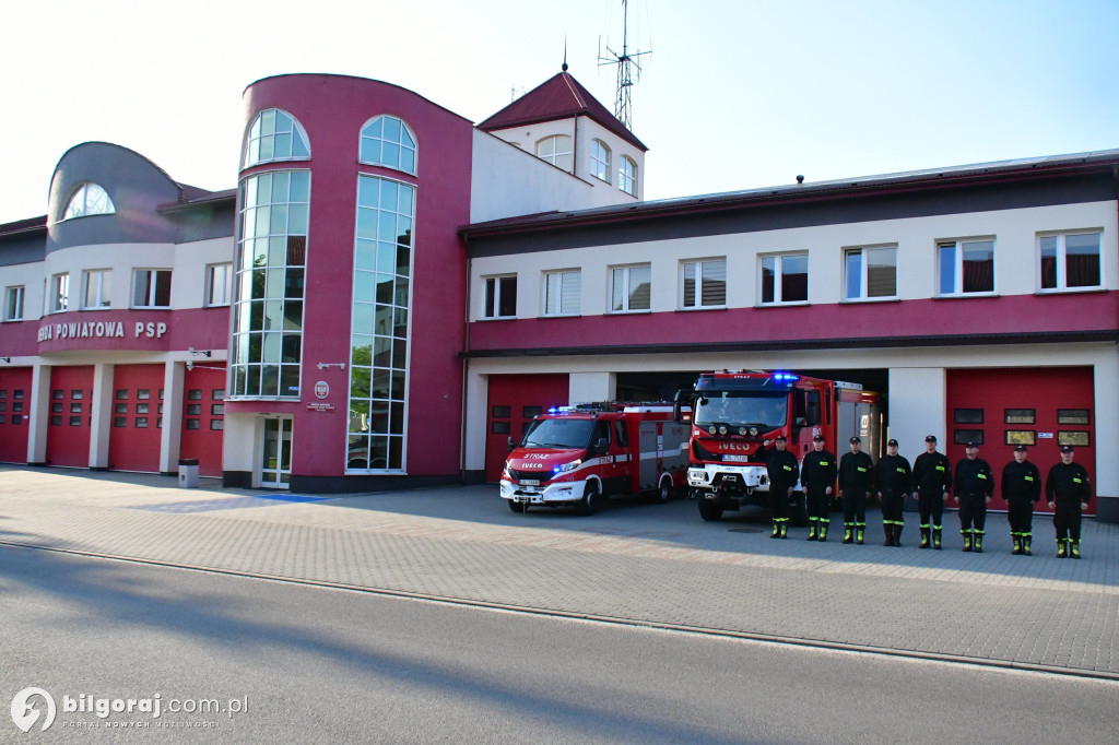 Strażacy z Biłgoraja uczcili pamięć druha Marcina Raczyka