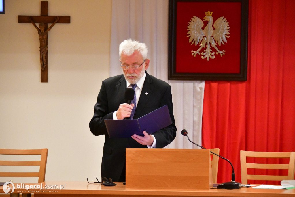 Rada Miasta i burmistrz złożyli ślubowania i wybrali Przewodniczącego