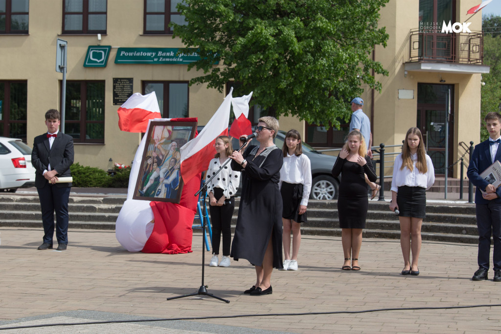 Rocznica uchwalenia konstytucji i poświęcenie kolumny patrona