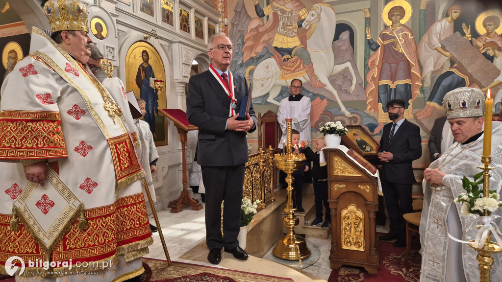 Janusz Rosłan z orderem od prawosławnych