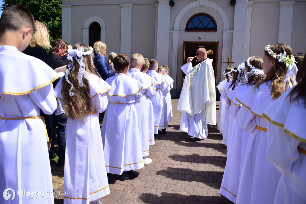 Uroczystość rocznicy I Komunii Świętej w parafii pw. św. Michała Archanioła w Soli