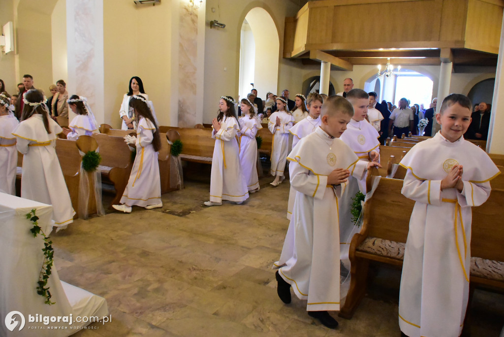Uroczystość rocznicy I Komunii Świętej w parafii pw. św. Michała Archanioła w Soli
