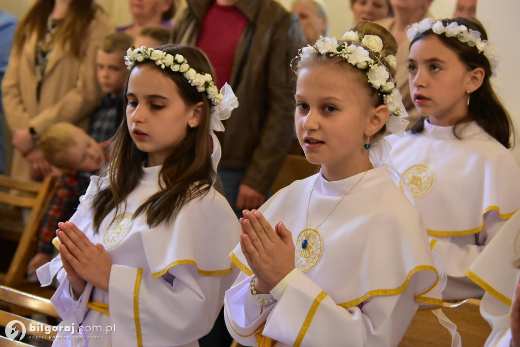 Uroczystość rocznicy I Komunii Świętej w parafii pw. św. Michała Archanioła w Soli