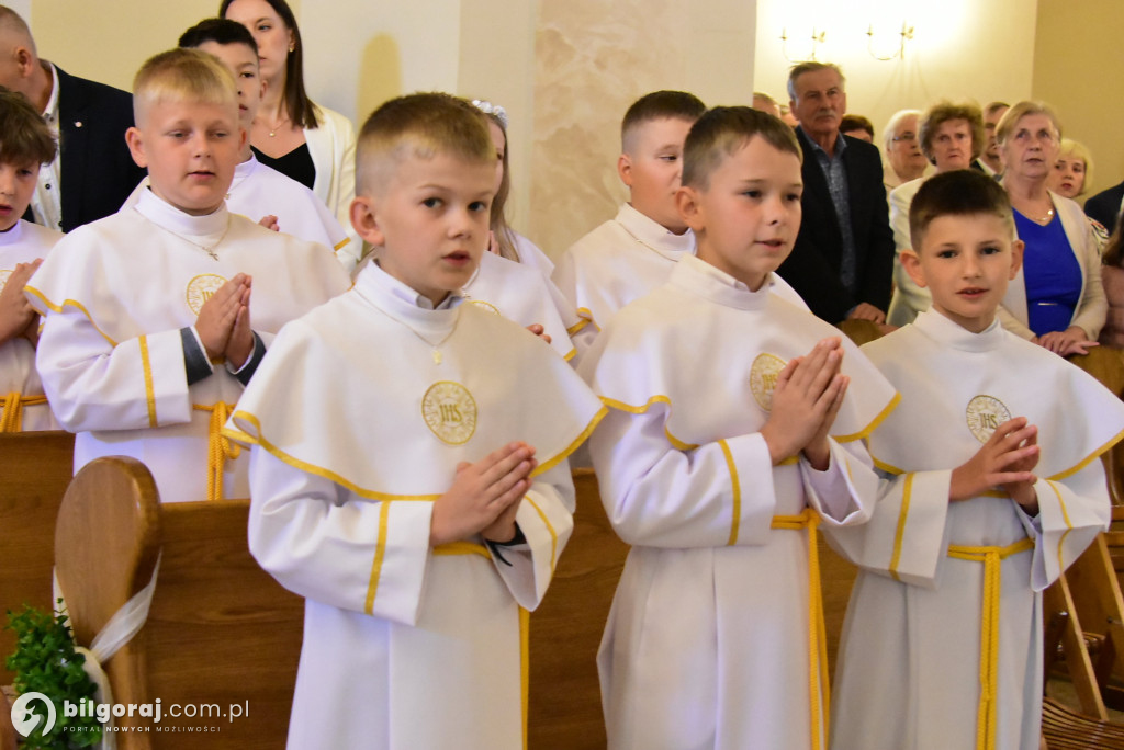 Uroczystość rocznicy I Komunii Świętej w parafii pw. św. Michała Archanioła w Soli