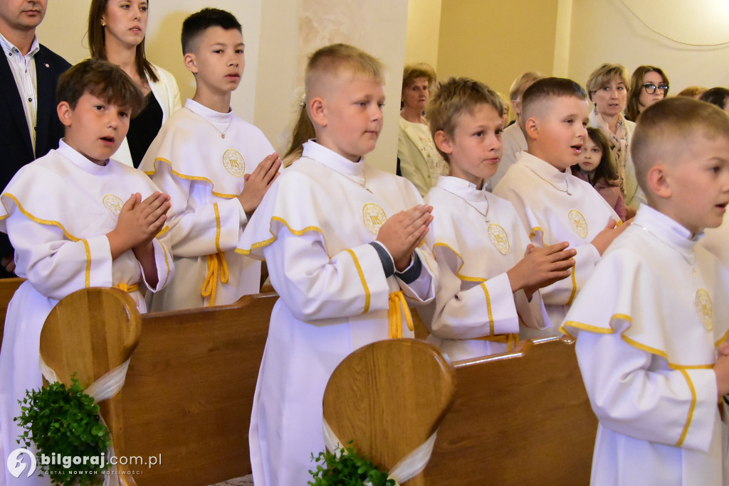 Uroczystość rocznicy I Komunii Świętej w parafii pw. św. Michała Archanioła w Soli