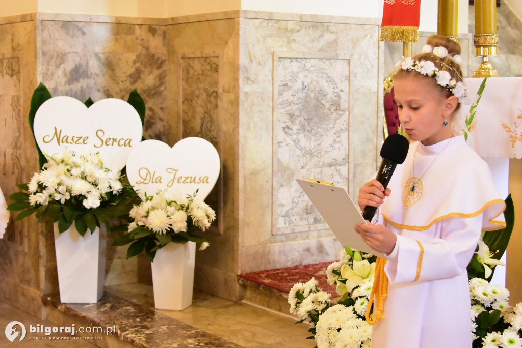 Uroczystość rocznicy I Komunii Świętej w parafii pw. św. Michała Archanioła w Soli