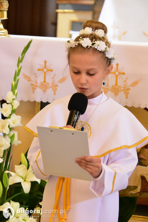 Uroczystość rocznicy I Komunii Świętej w parafii pw. św. Michała Archanioła w Soli
