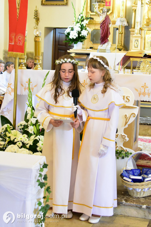 Uroczystość rocznicy I Komunii Świętej w parafii pw. św. Michała Archanioła w Soli