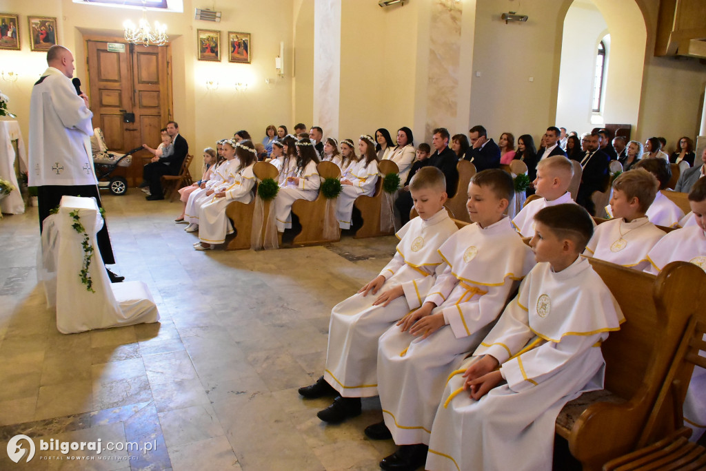 Uroczystość rocznicy I Komunii Świętej w parafii pw. św. Michała Archanioła w Soli