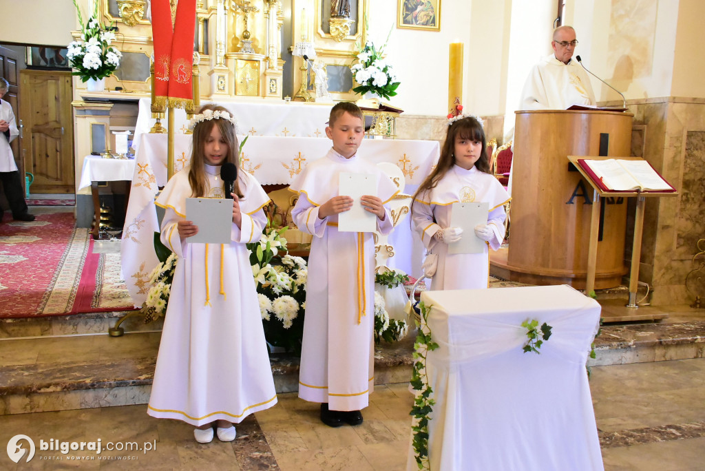 Uroczystość rocznicy I Komunii Świętej w parafii pw. św. Michała Archanioła w Soli