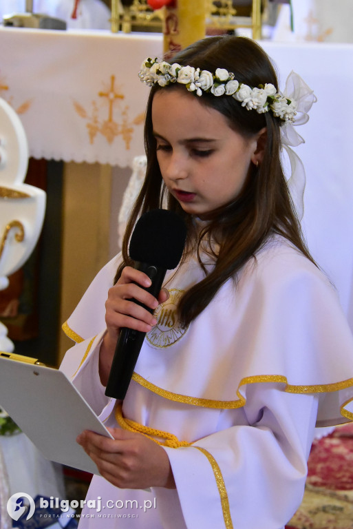 Uroczystość rocznicy I Komunii Świętej w parafii pw. św. Michała Archanioła w Soli