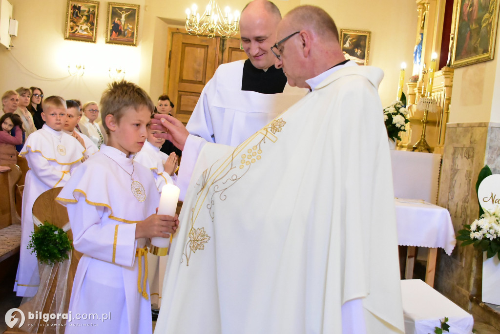 Uroczystość rocznicy I Komunii Świętej w parafii pw. św. Michała Archanioła w Soli
