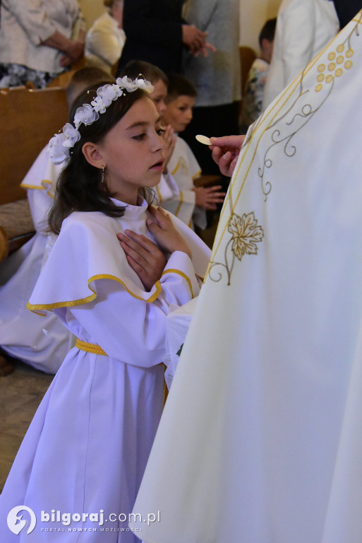 Uroczystość rocznicy I Komunii Świętej w parafii pw. św. Michała Archanioła w Soli