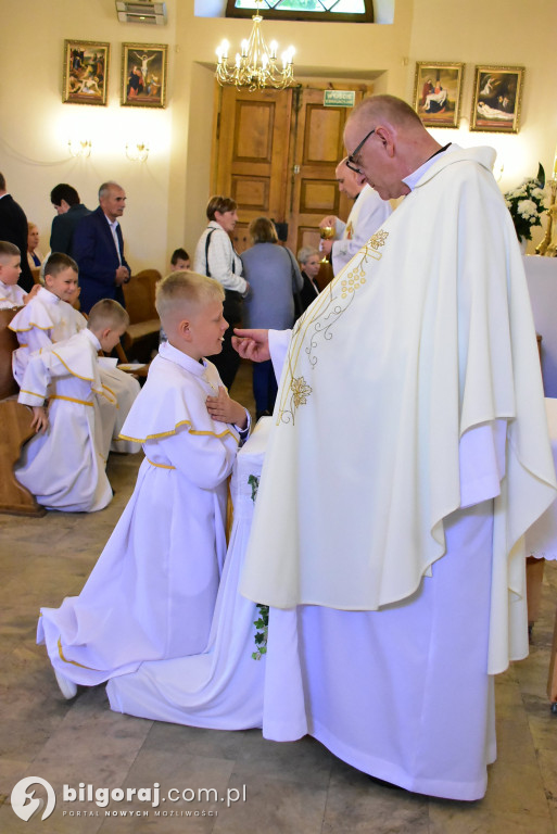 Uroczystość rocznicy I Komunii Świętej w parafii pw. św. Michała Archanioła w Soli
