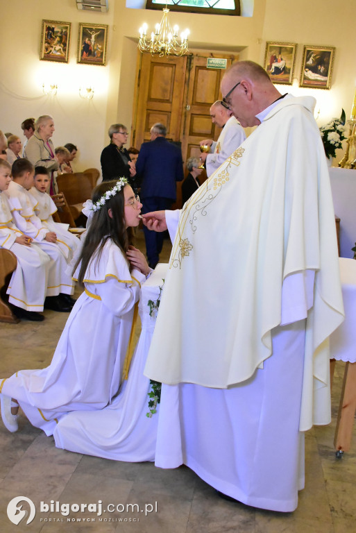Uroczystość rocznicy I Komunii Świętej w parafii pw. św. Michała Archanioła w Soli