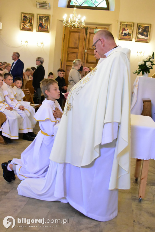 Uroczystość rocznicy I Komunii Świętej w parafii pw. św. Michała Archanioła w Soli