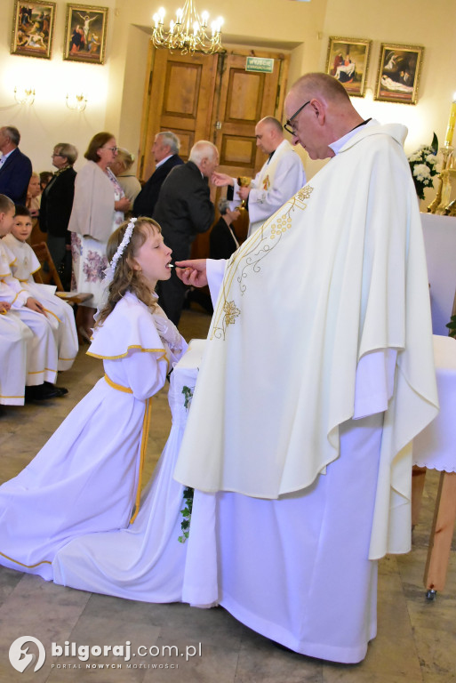 Uroczystość rocznicy I Komunii Świętej w parafii pw. św. Michała Archanioła w Soli