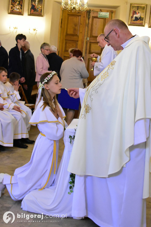 Uroczystość rocznicy I Komunii Świętej w parafii pw. św. Michała Archanioła w Soli