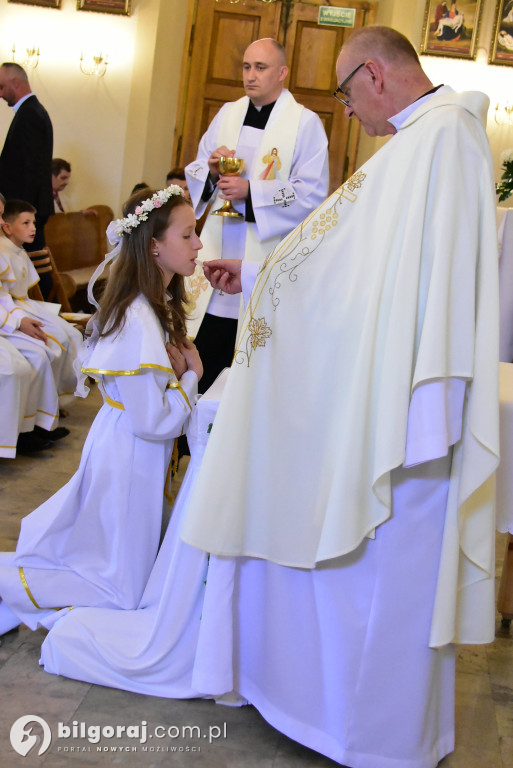 Uroczystość rocznicy I Komunii Świętej w parafii pw. św. Michała Archanioła w Soli