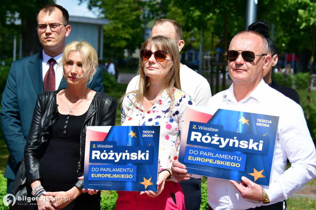 Inauguracja kampanii wyborczej do PE Wiesława Różyńskiego