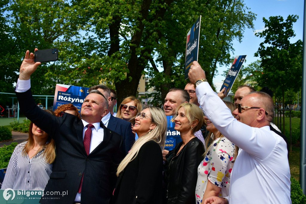 Inauguracja kampanii wyborczej do PE Wiesława Różyńskiego