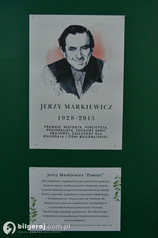 Uczcili prof. Markiewicza. Biłgorajska Biblioteka nazwana jego imieniem
